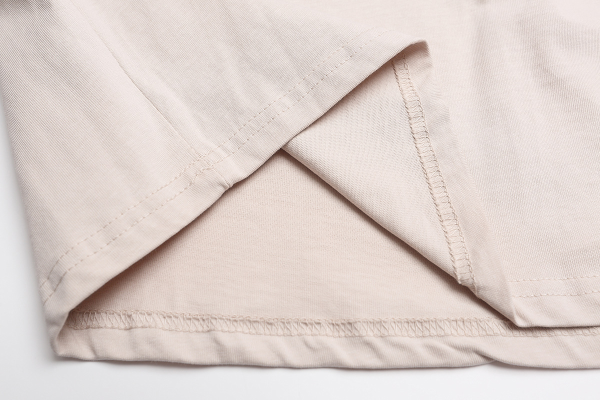 Long Sleeve Contrast Collared Cotton Sweater