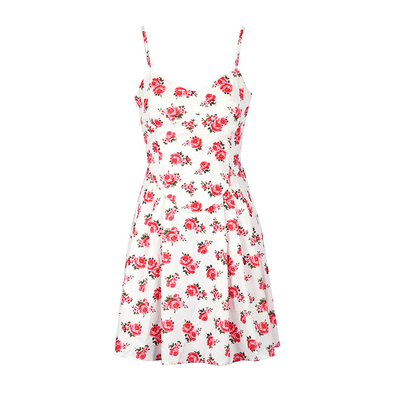 Bodycon Bandeau Open Back Patterned Dress