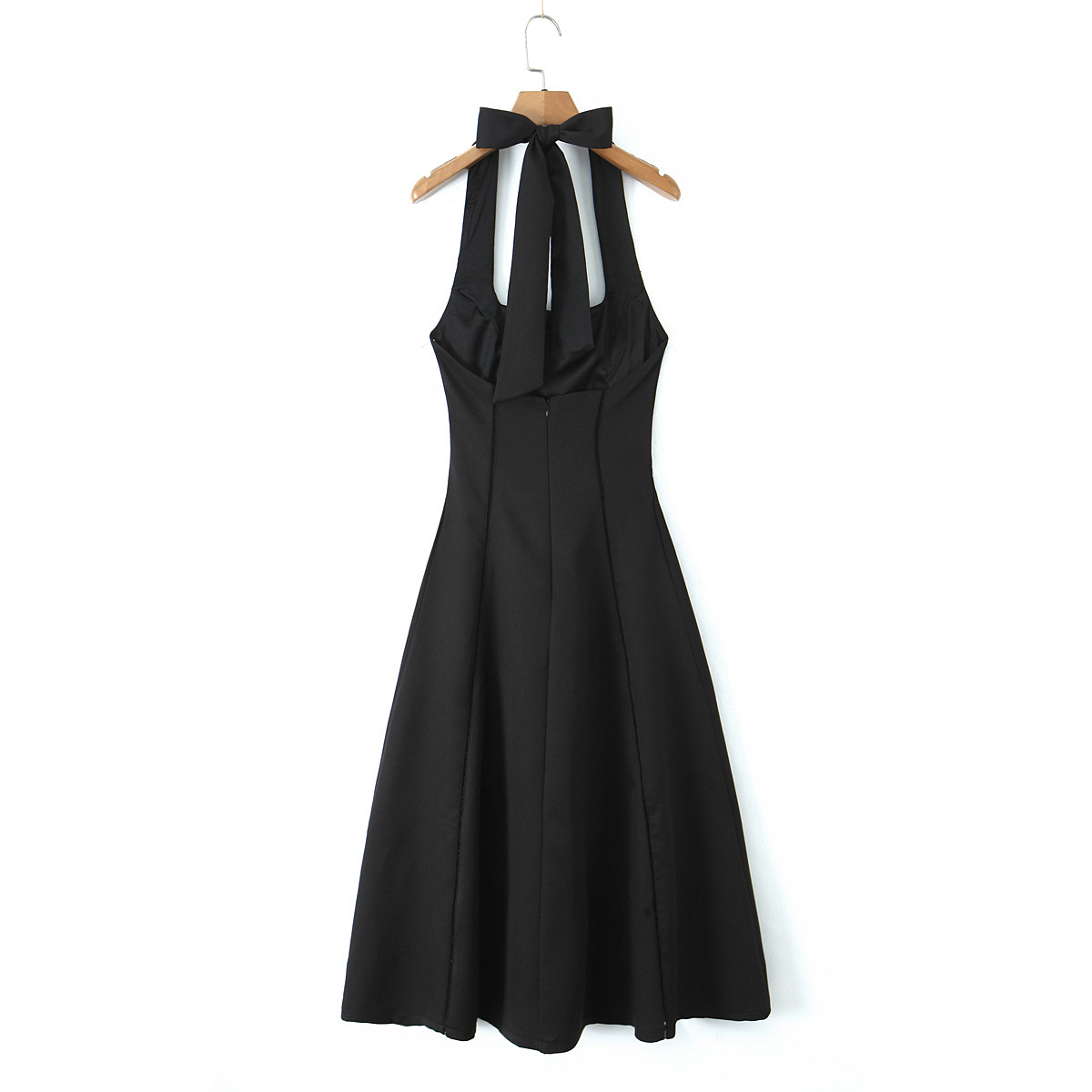 Strapless Sleeveless High Waist Polyester Commute Long Dress