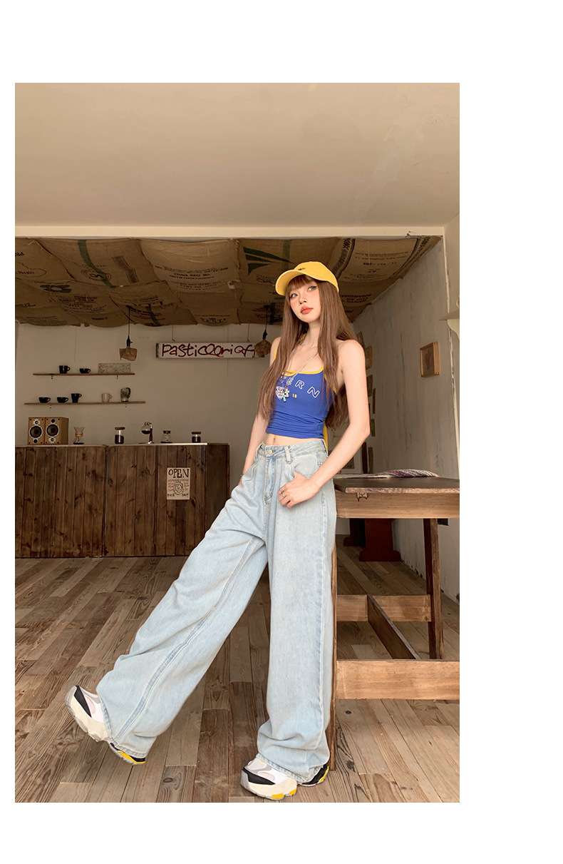 Loose Straight Leg Tencel Lyocell Breathable Wide-Leg Pants for Women