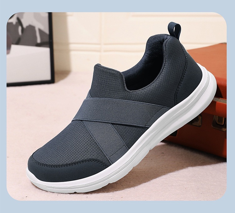 Elastic band breathable sports casual one foot women's shoes
