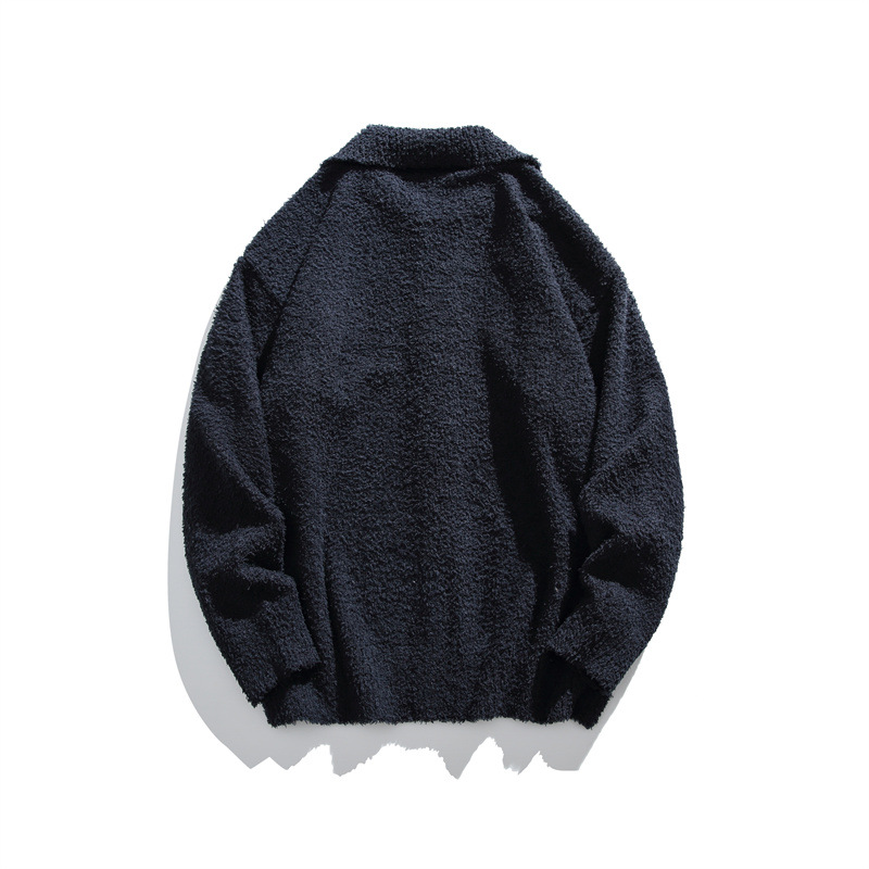 Simple Twist Polyester Long Sleeve Cardi