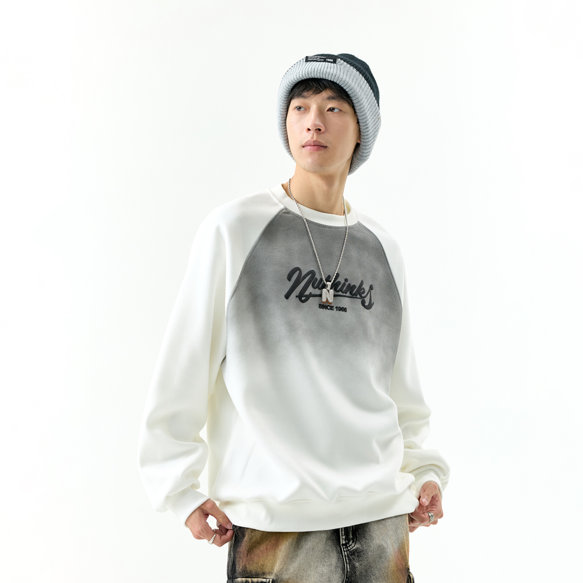 Urban Cotton Oversized Baseball Hoodie