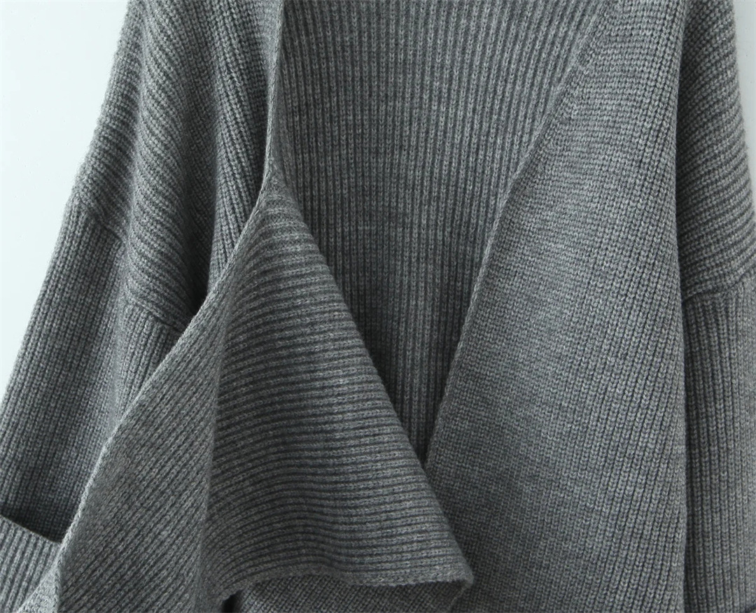 Ladies Korean Japanese Oversized Cozy Knit Cardigan