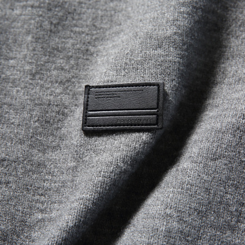 Oversized Vintage Crew Zipper Sweater
