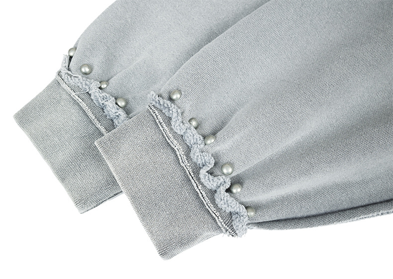 Men's Exposed Seam Cotton Hood Sweatshirt