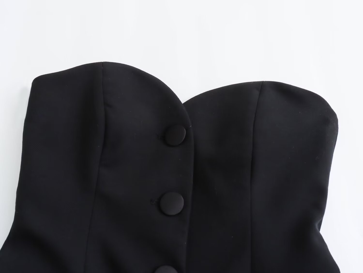 Solid Open Back Chest Patch Bandeau