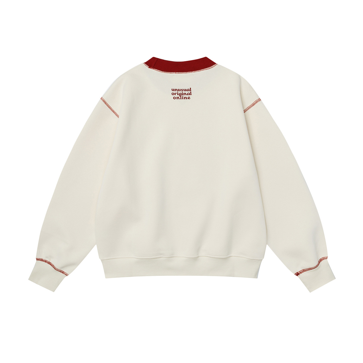 Loose Letter Print Slim Design Crew Neck Sweatshirt for Women
