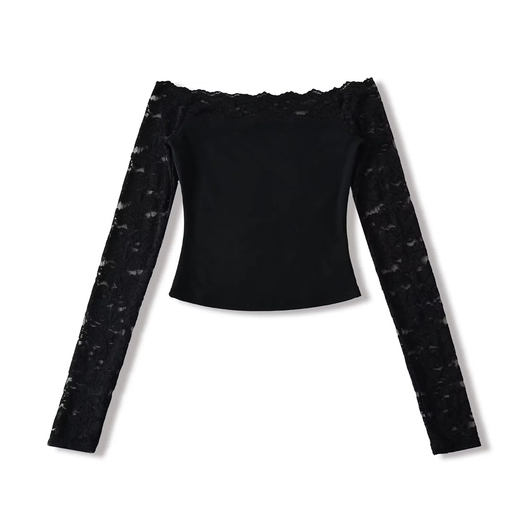Private Celebrity Single-Strap Slim Fit Cropped T-Shirt