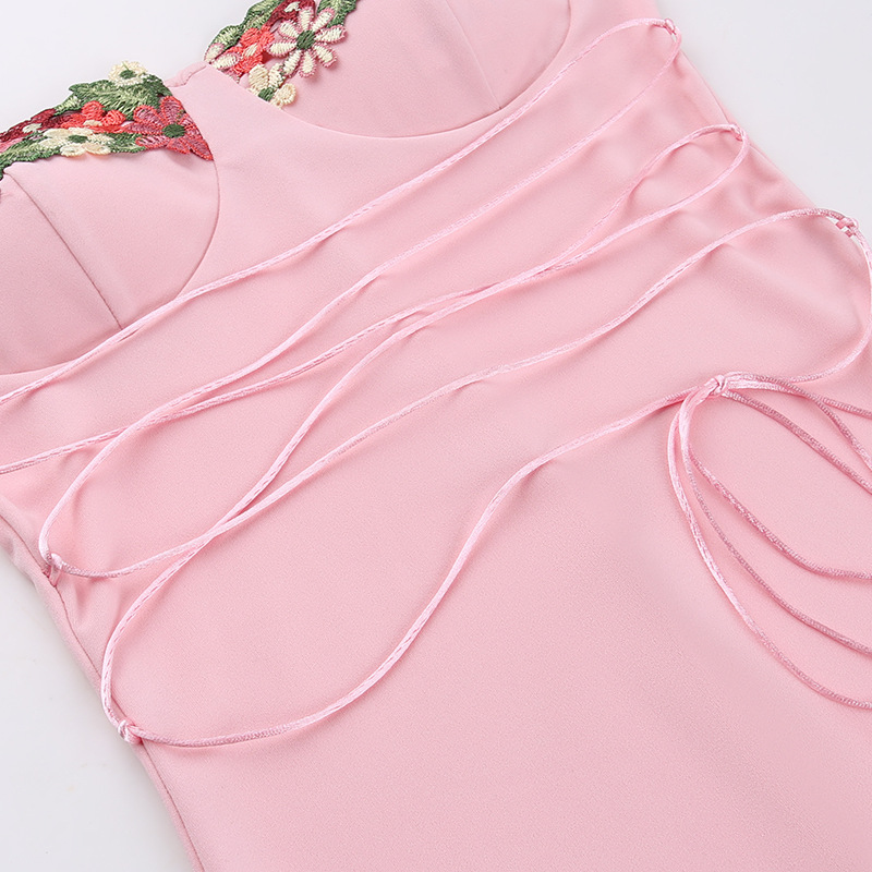 One Shoulder Padded Belted Bodycon Maxi Skirt