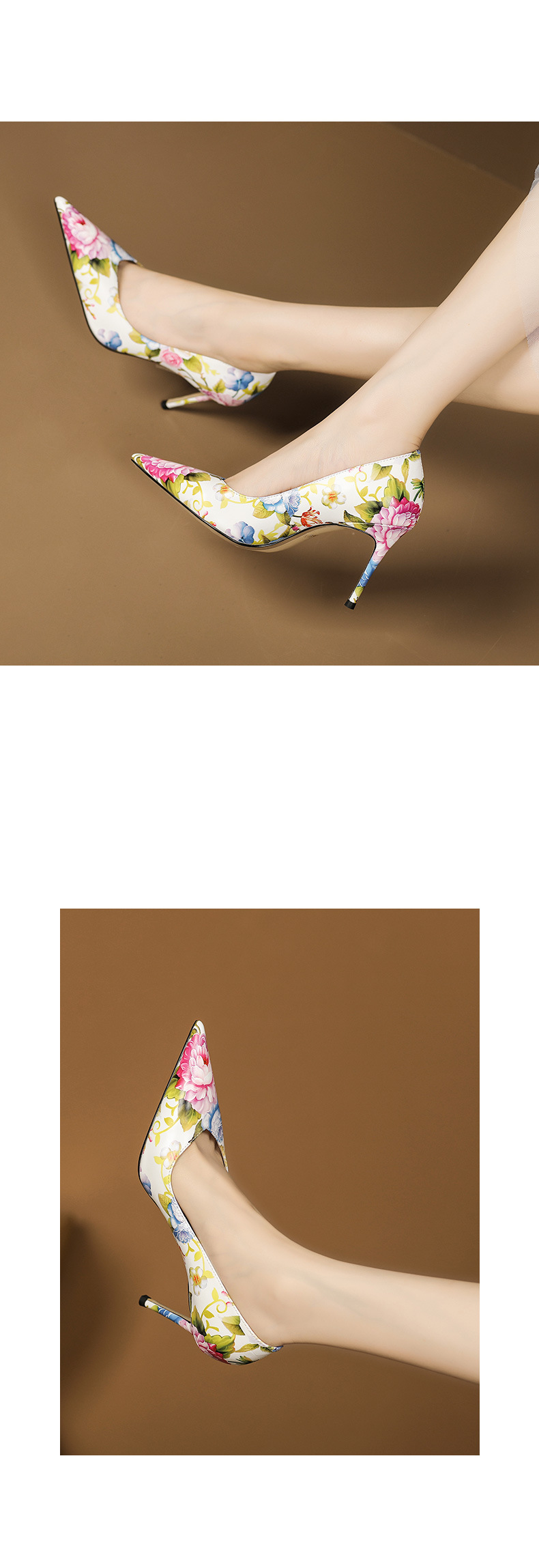 Etiquette professional work shoes, pointed embroidered single shoes, women's ethnic style