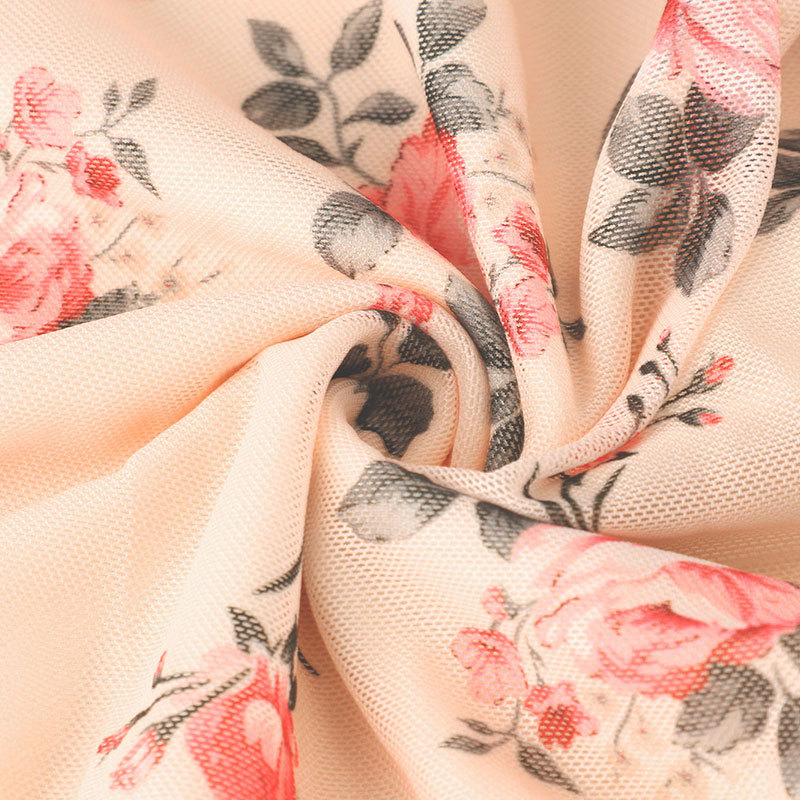 Patterned Illusion Bodycon Bandeau Dress