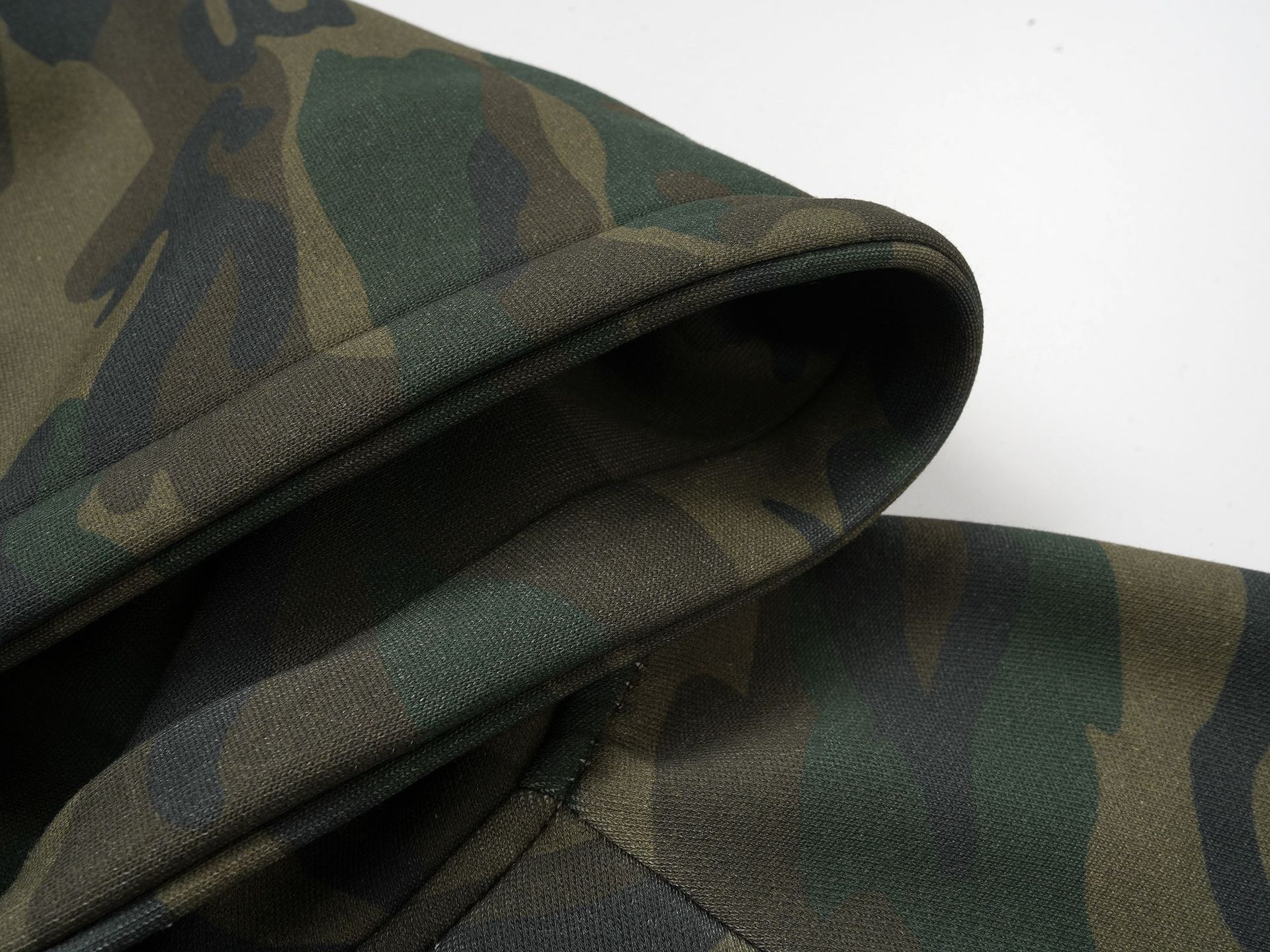Urban Camo Oversized Cotton Blend Hoodie