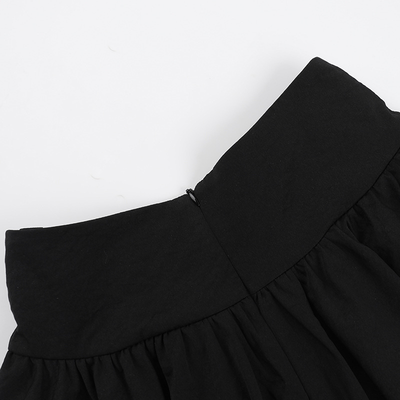 Fitted Shiny Edgy Skirt