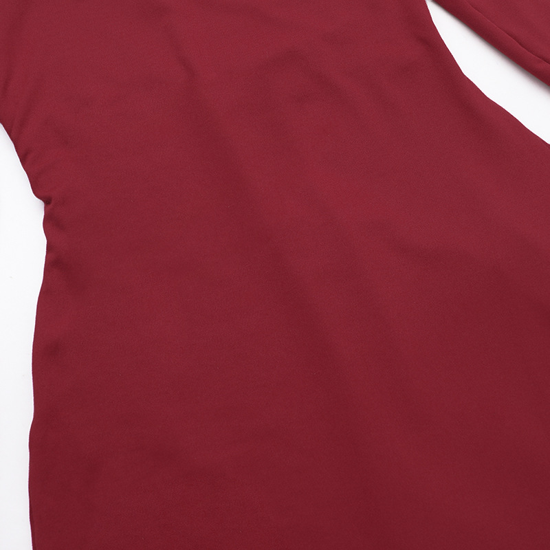 Asymmetric Bodycon High Waist Dress
