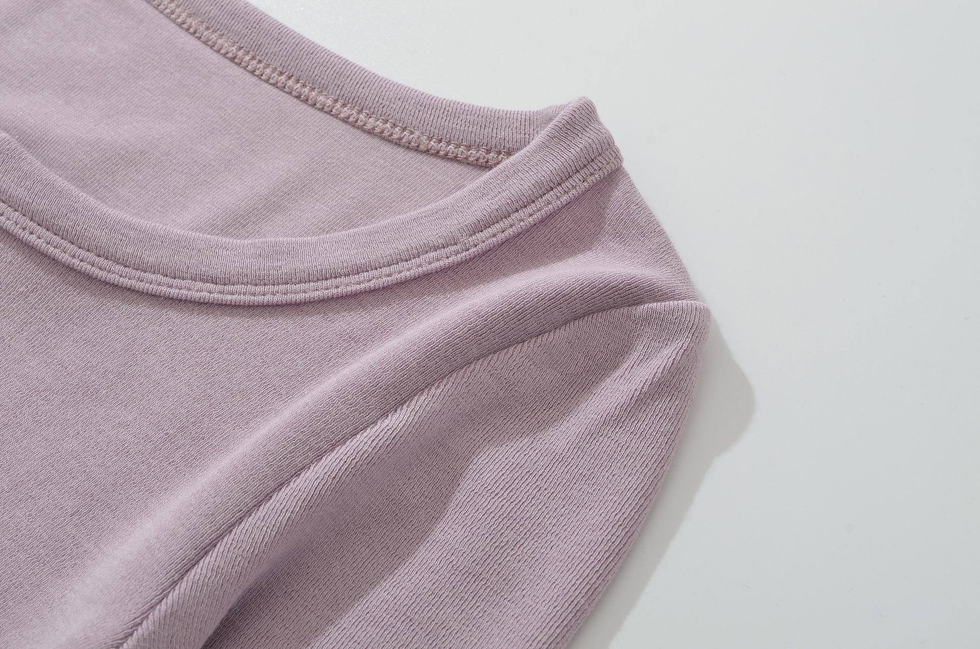 Full Sleeve Slim Fit Solid Color T-Shirt