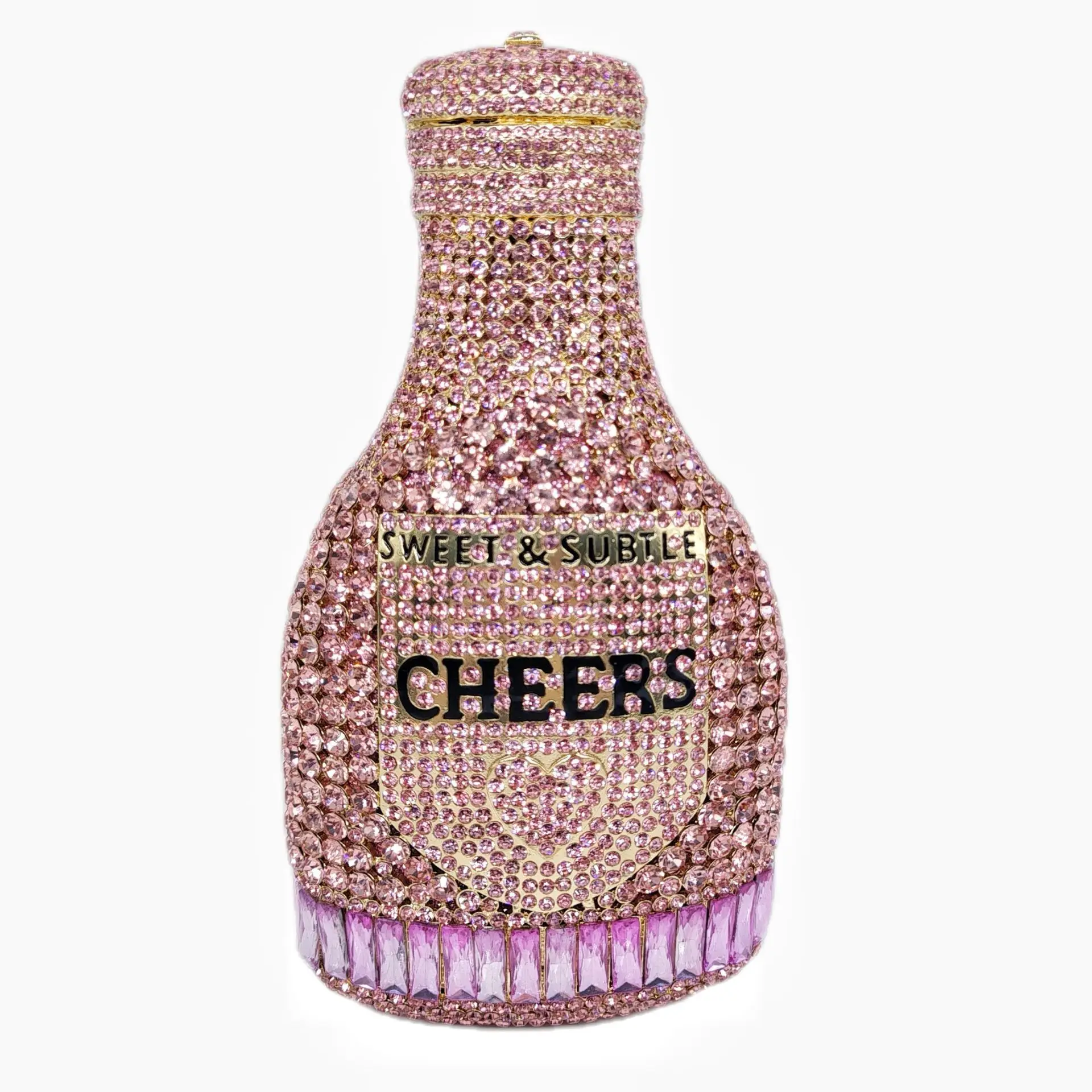 Women Bottle Crystal Evening Bag Lady Diamond Wedding Bridal Purses Female Rhinestone Party Prom Clutches Bags
