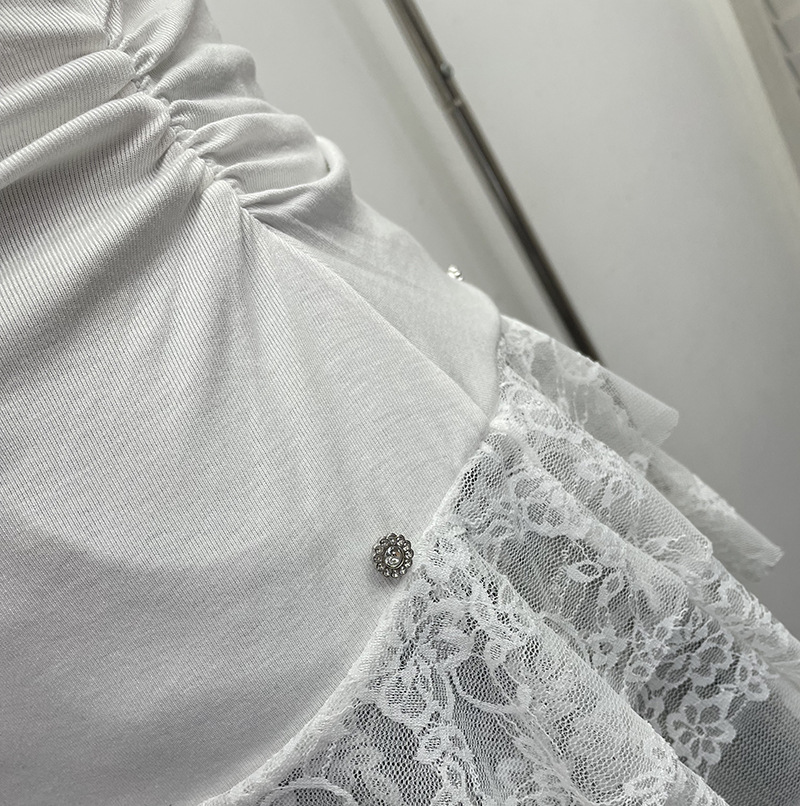 Sexy Lacy Crew Neck Slim Fit Tank Top