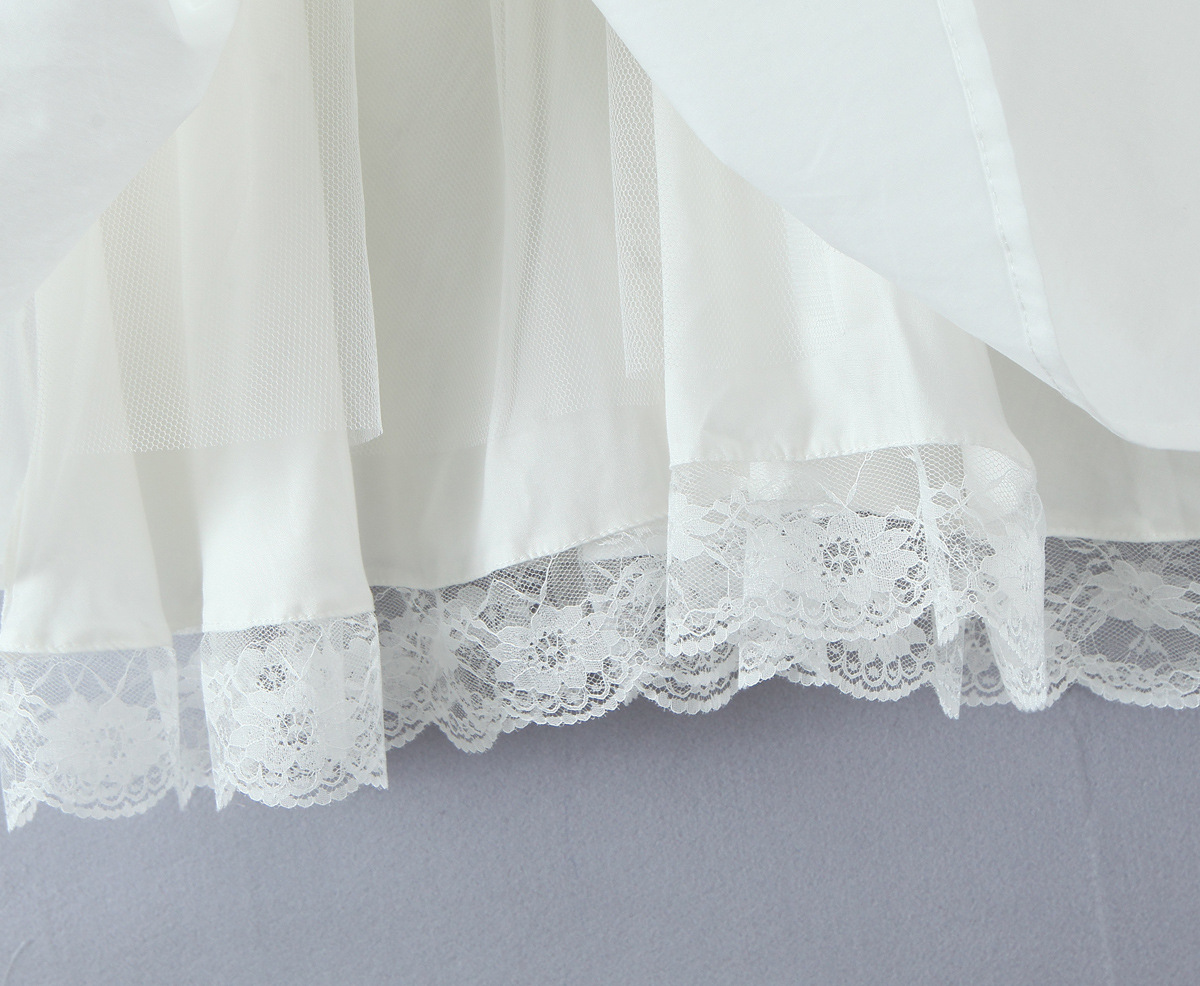 Western Pieced Flutter Scalloped Mini Skirt