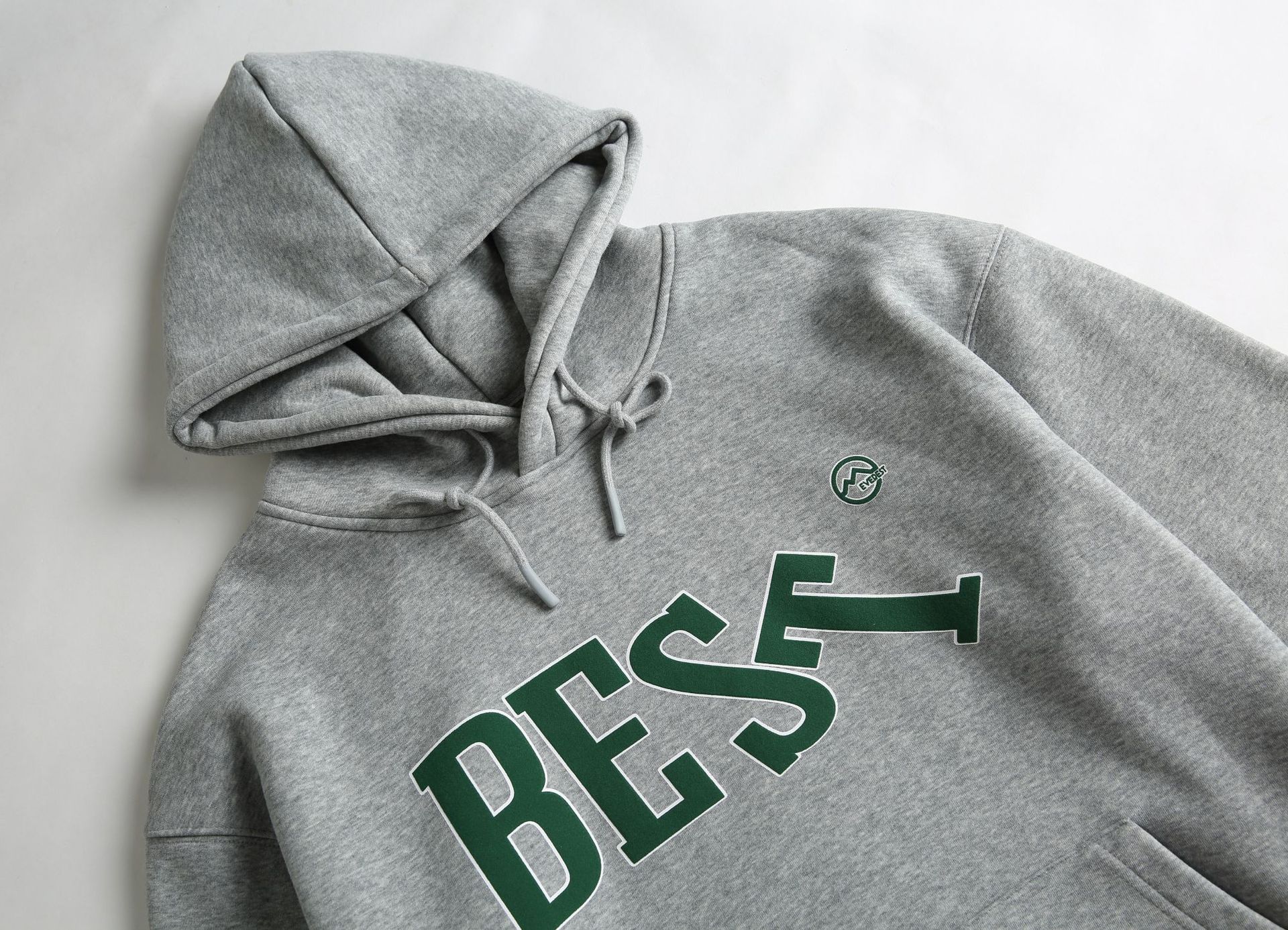 Loose Fit Cotton Blend Hood Graphic Sweatshirt
