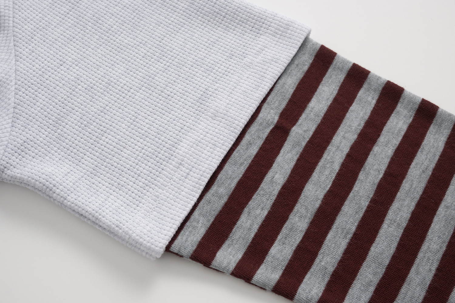 Button-Front Athletic Sweatshirt with Dual Bands