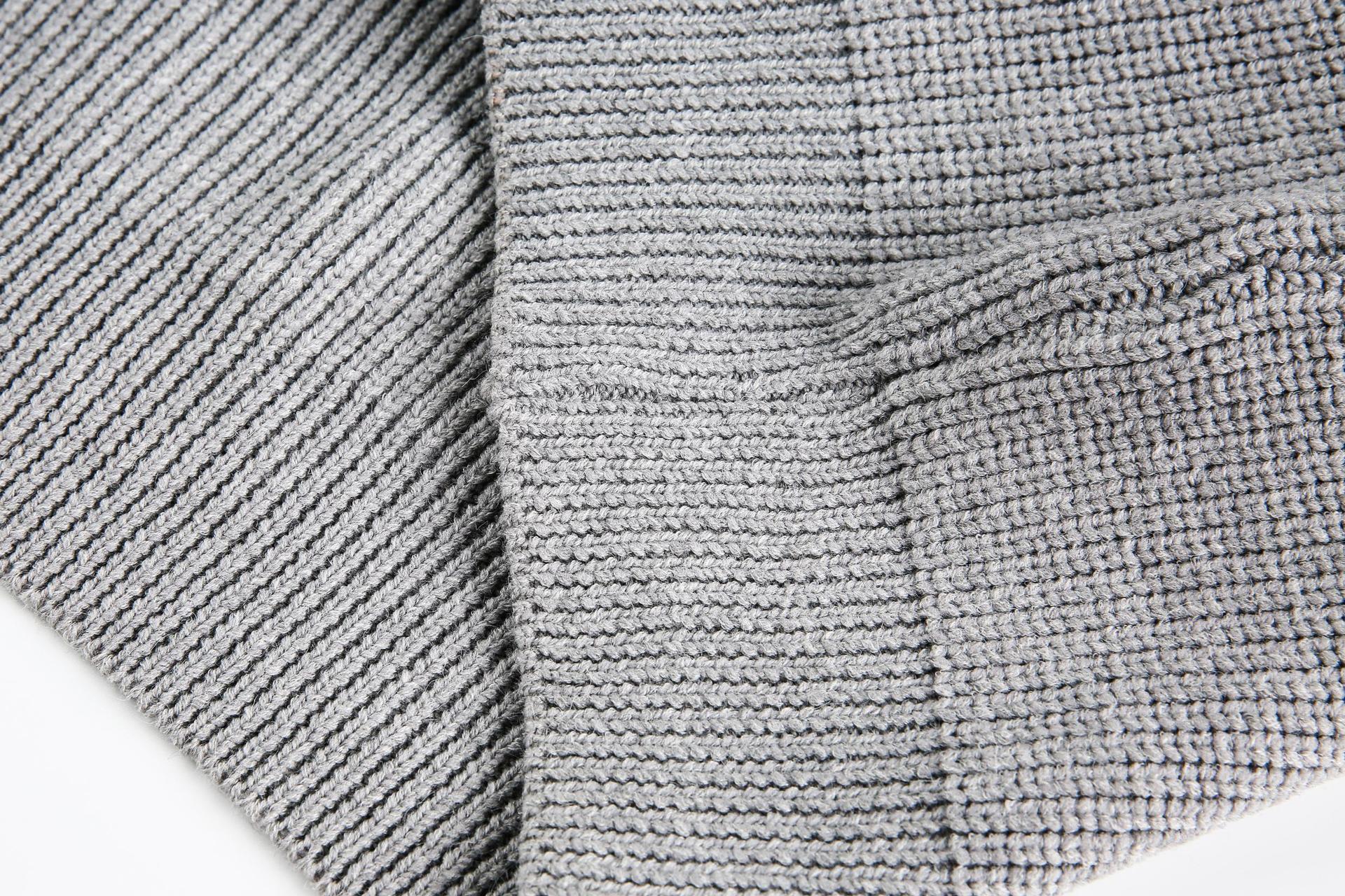 Classic Long Sleeve Mock Turtleneck Zip Sweater