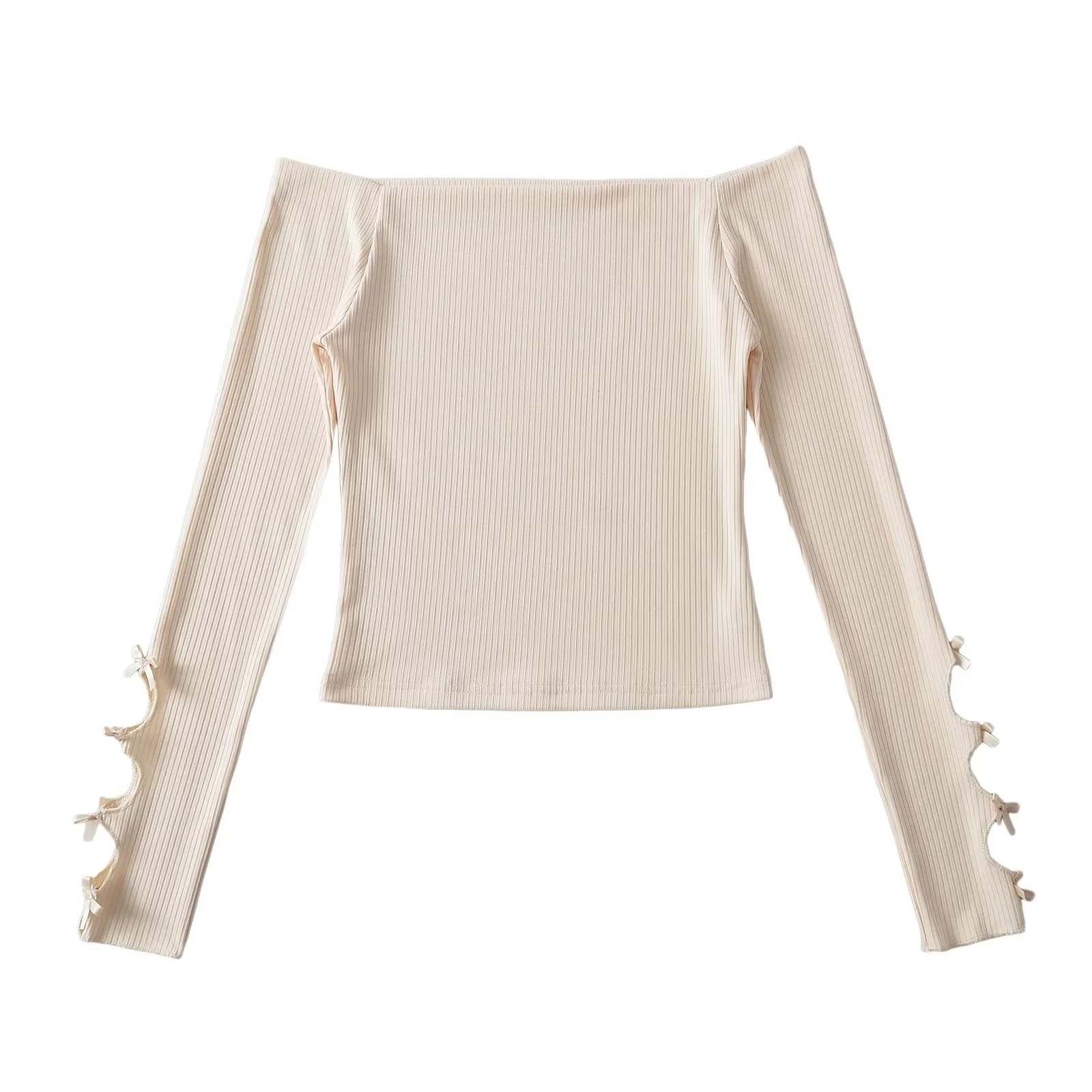 Celebrity Asymmetrical Neck Full Sleeve Cotton Shirt