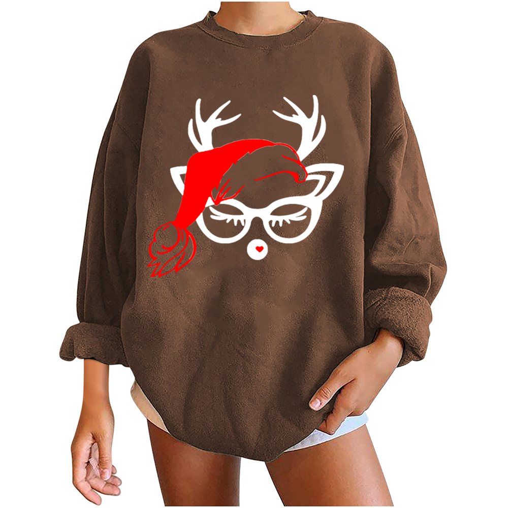 Scarlet Reindeer 3D Korean Oversized Hoodie