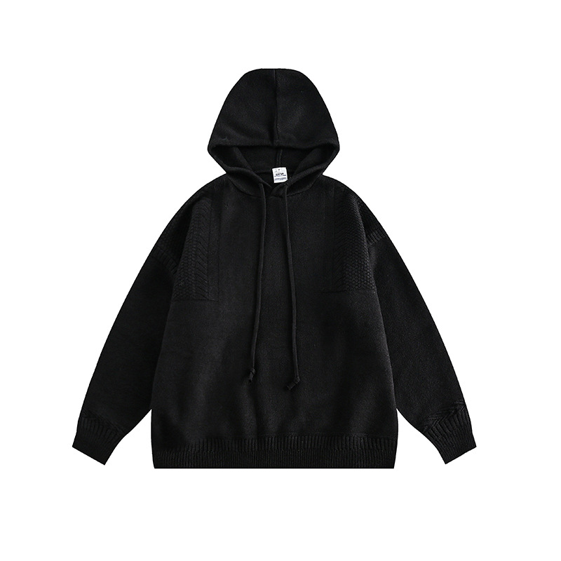 Matching Oversized Color-Block Long Sleeve Hoodie