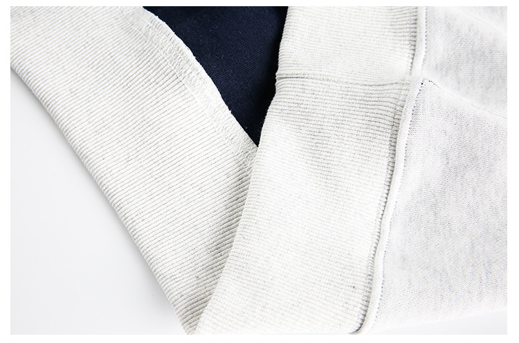 Two-Tone Shirt-Style Oversized Hoodie
