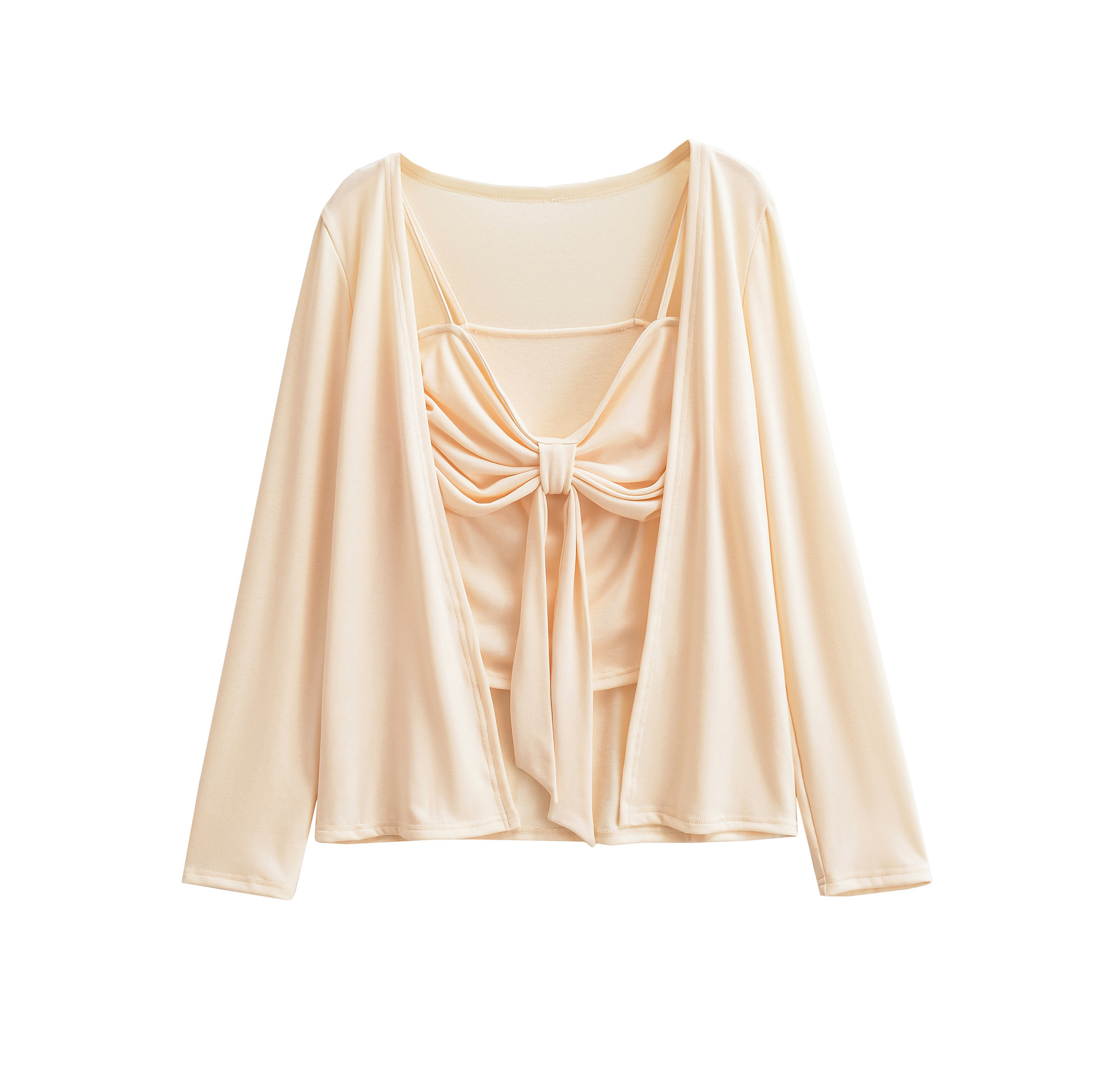 Tube Top Cardigan Ensemble
