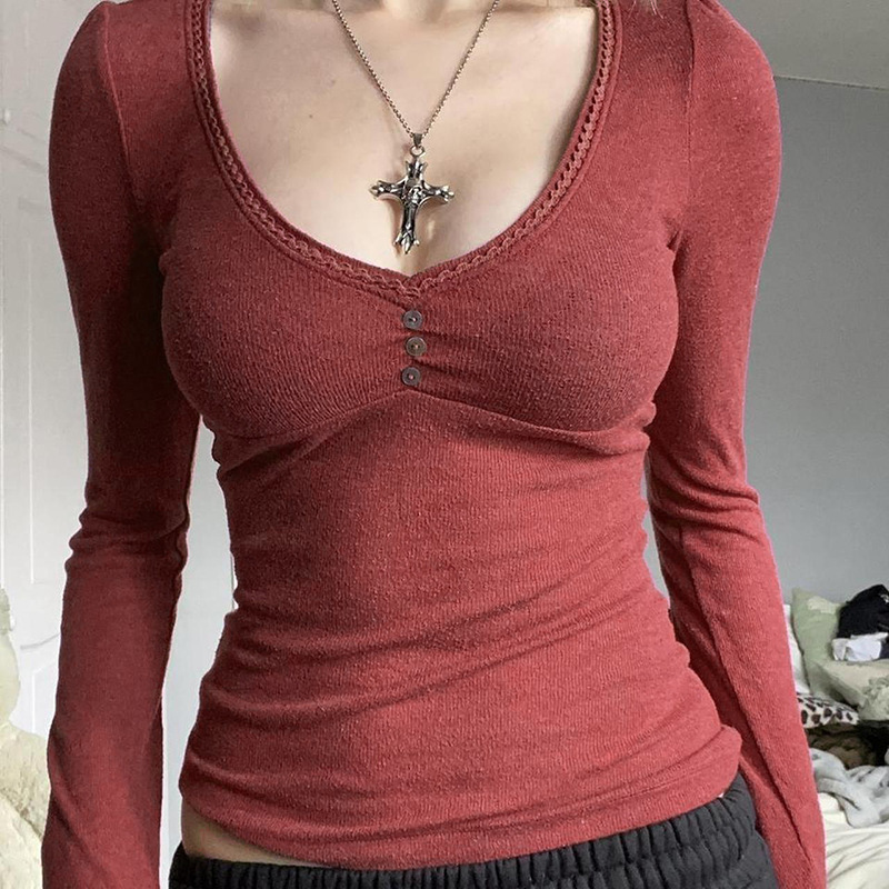 U-Neck Polyester Spandex Top