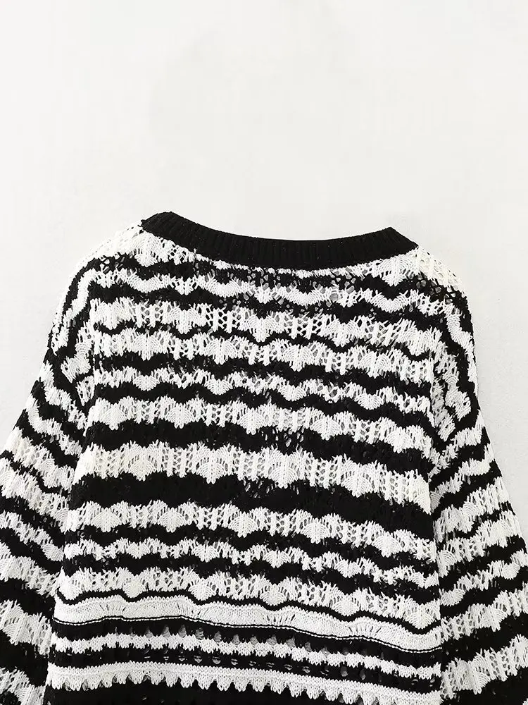 Ladies Polyester Cutout Short Pullover