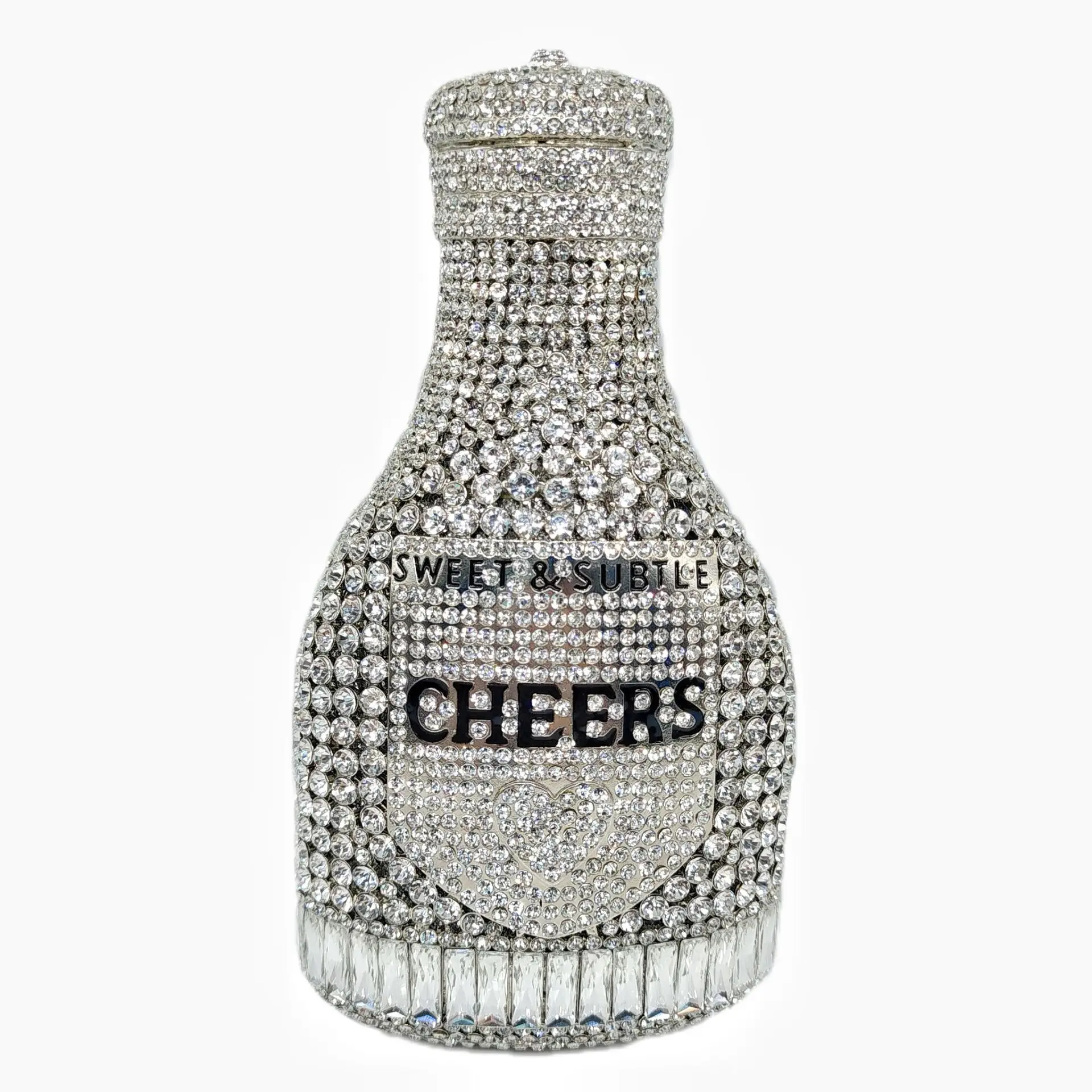 Women Bottle Crystal Evening Bag Lady Diamond Wedding Bridal Purses Female Rhinestone Party Prom Clutches Bags