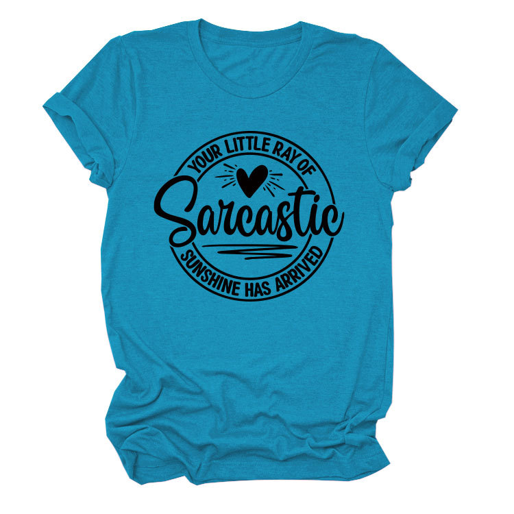 Ladies Geometric V Neck T-shirt