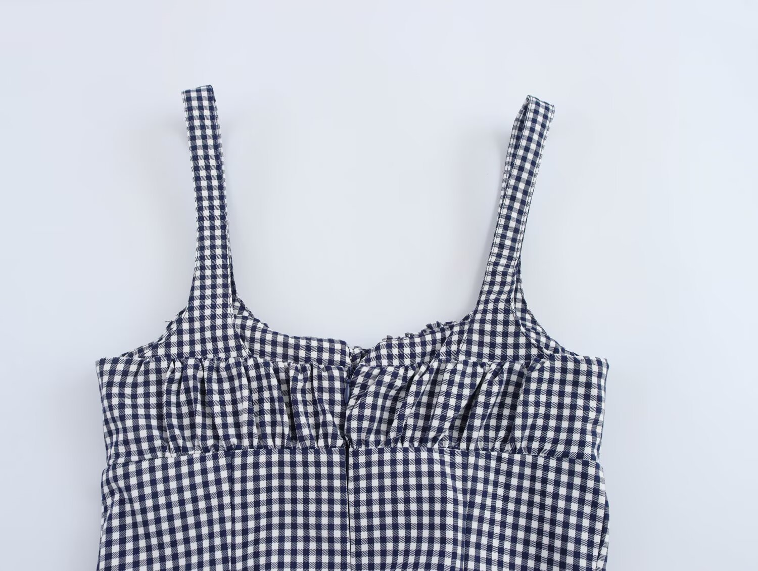 Urban Slim Cropped Grid Vest