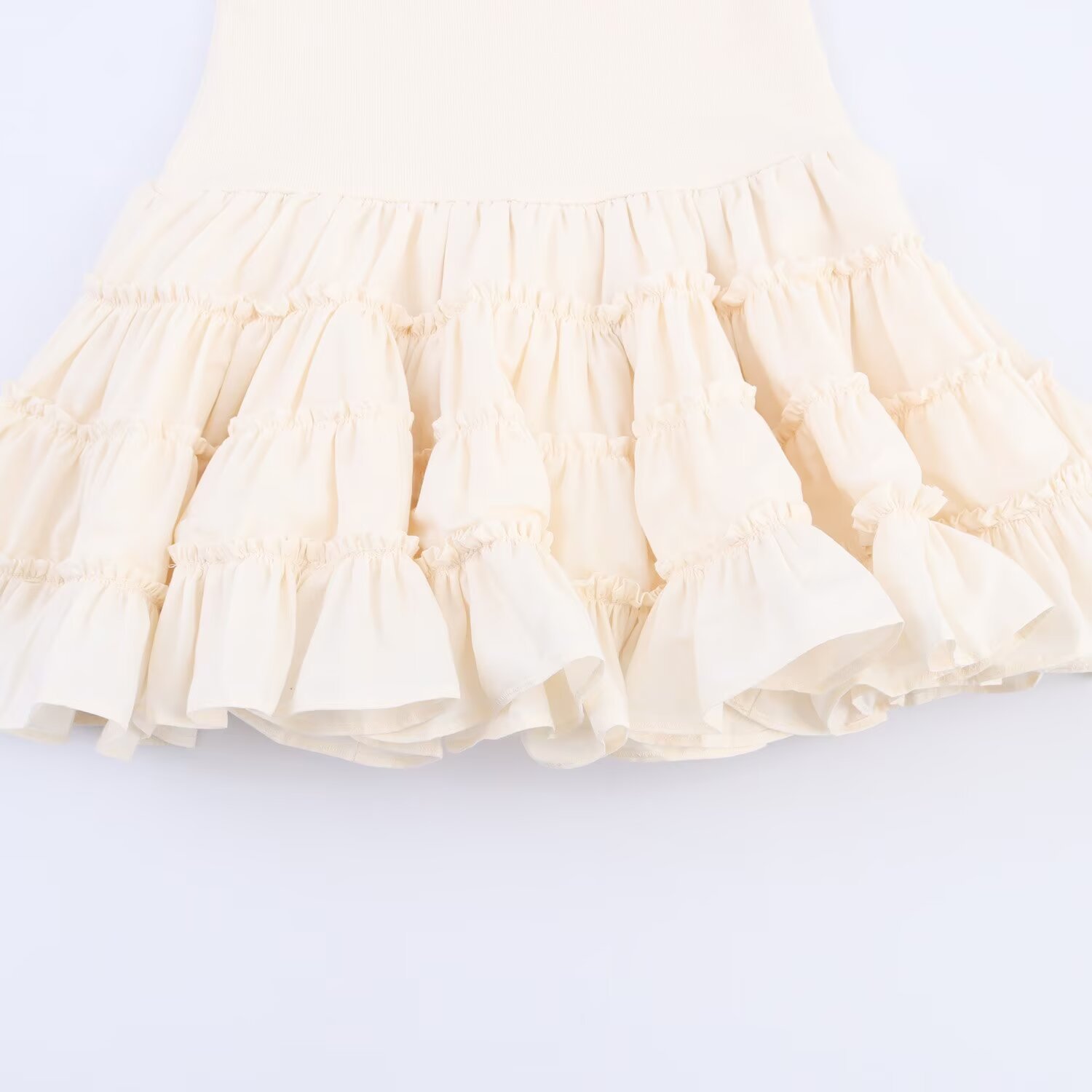 Puffy Patchwork Dress for Women