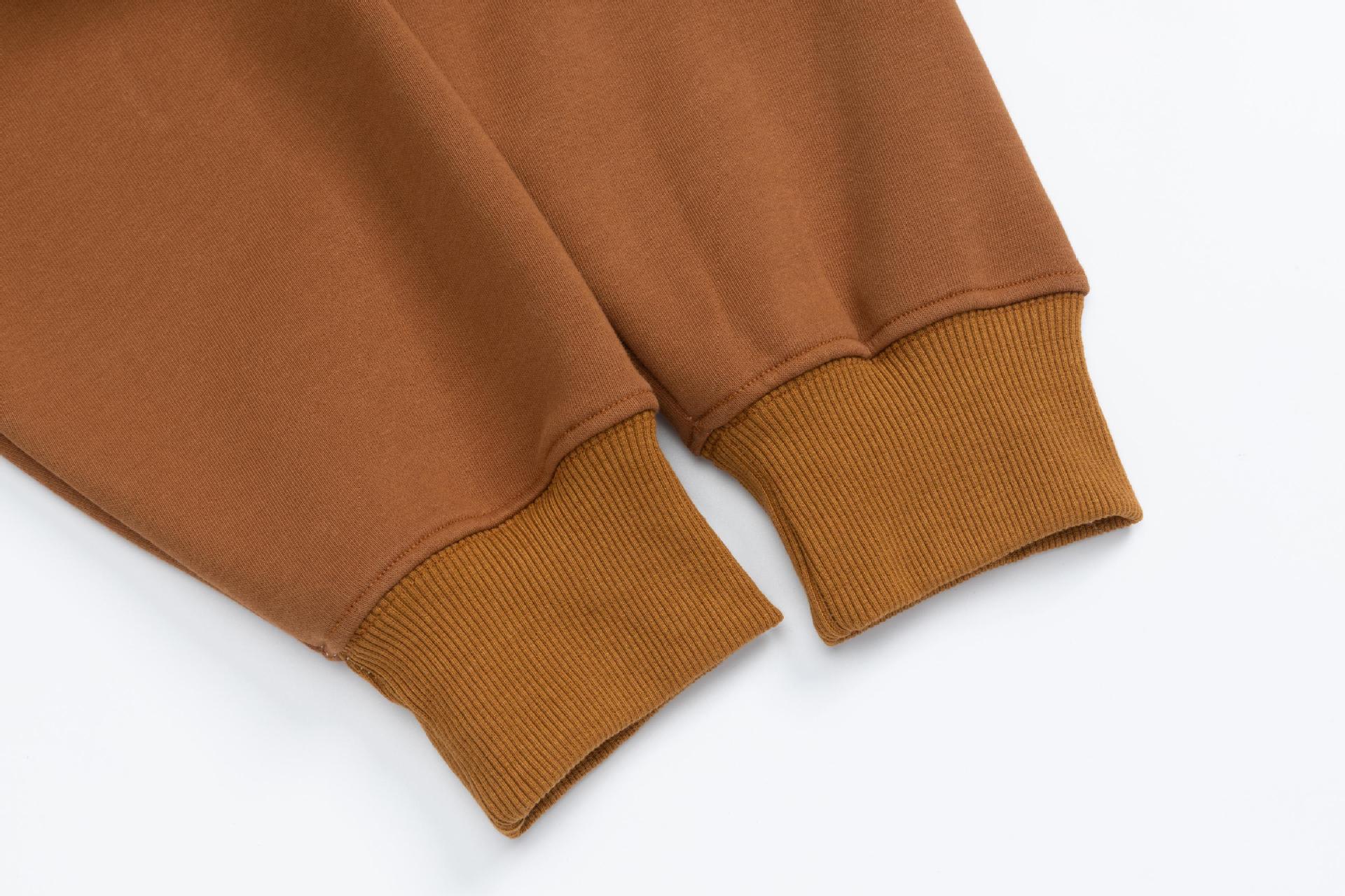 Relaxed Cotton Long Sleeve Hoodie
