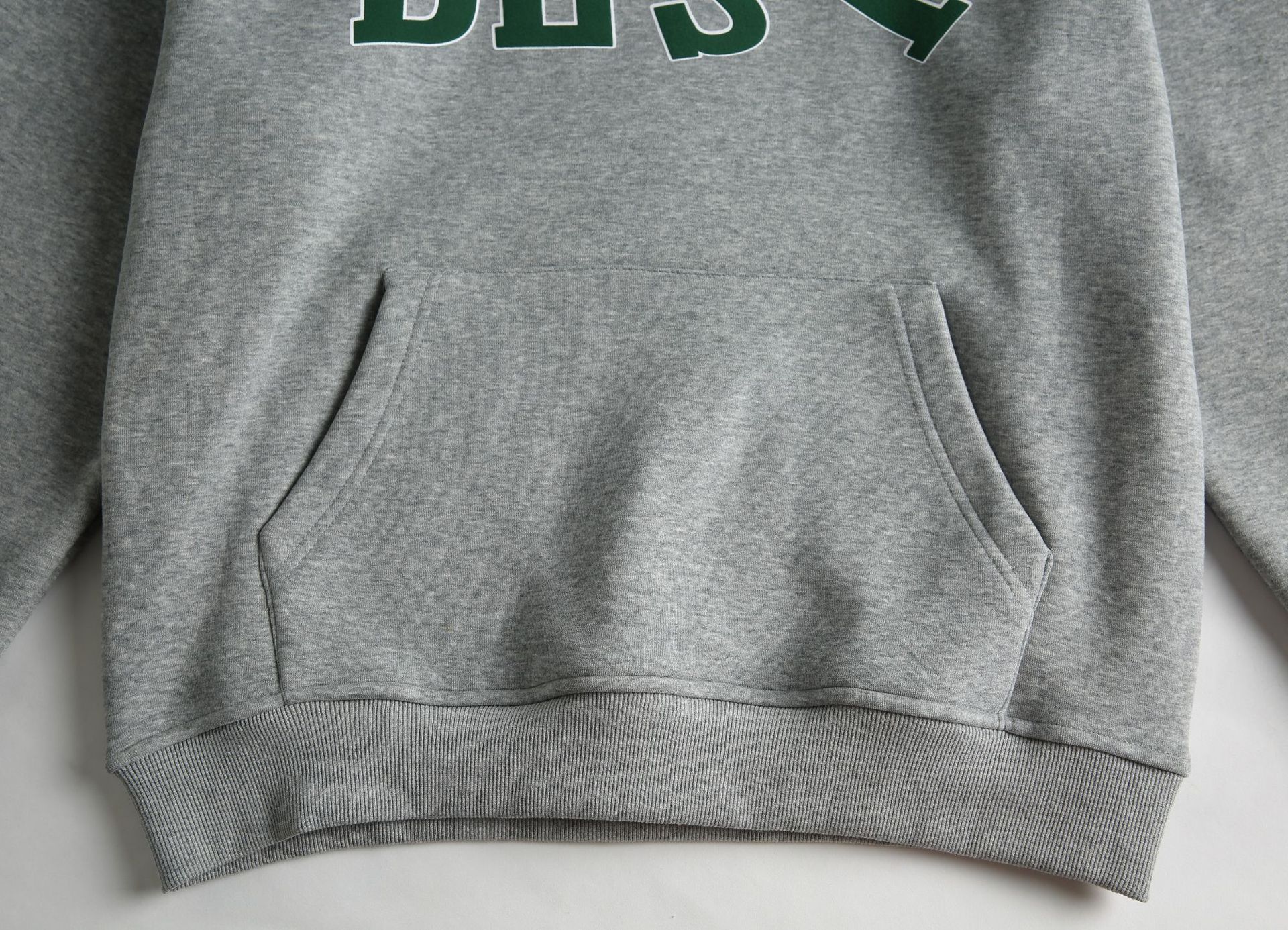 Loose Fit Cotton Blend Hood Graphic Sweatshirt