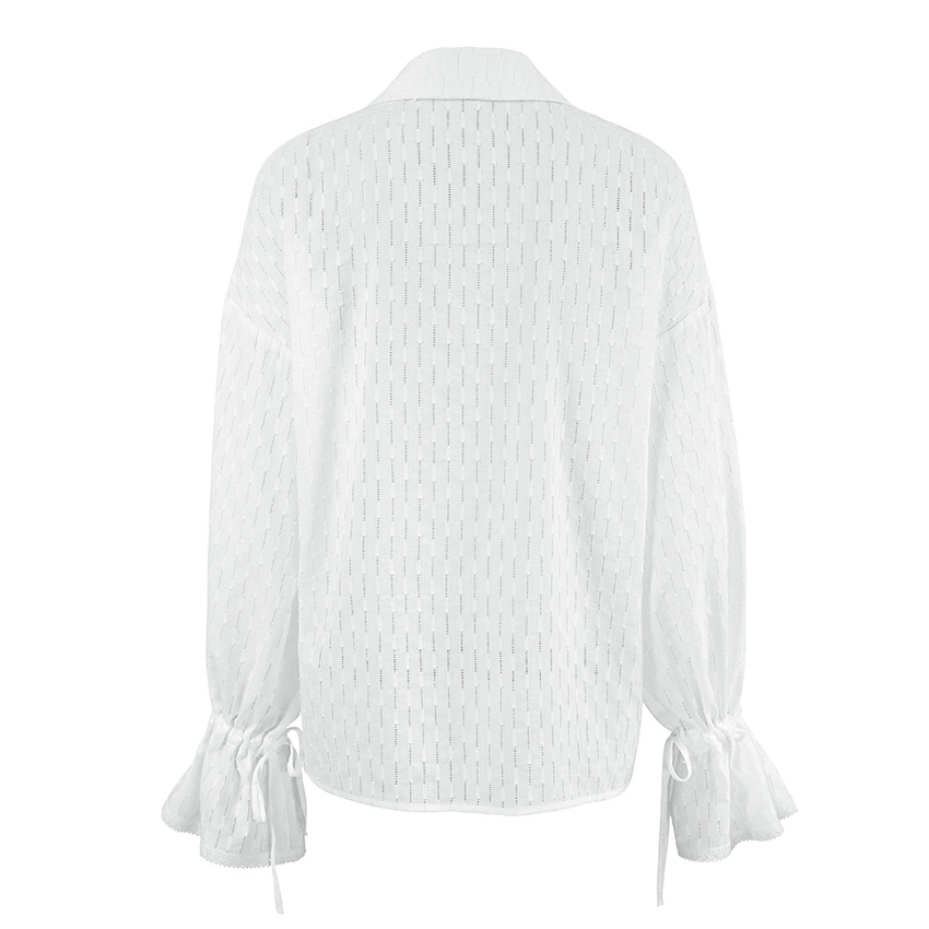 Solid Cotton Lapel Full Sleeve Relaxed Fit Button-Down