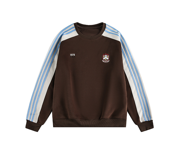 American Varsity Contrast Panel Hoodie