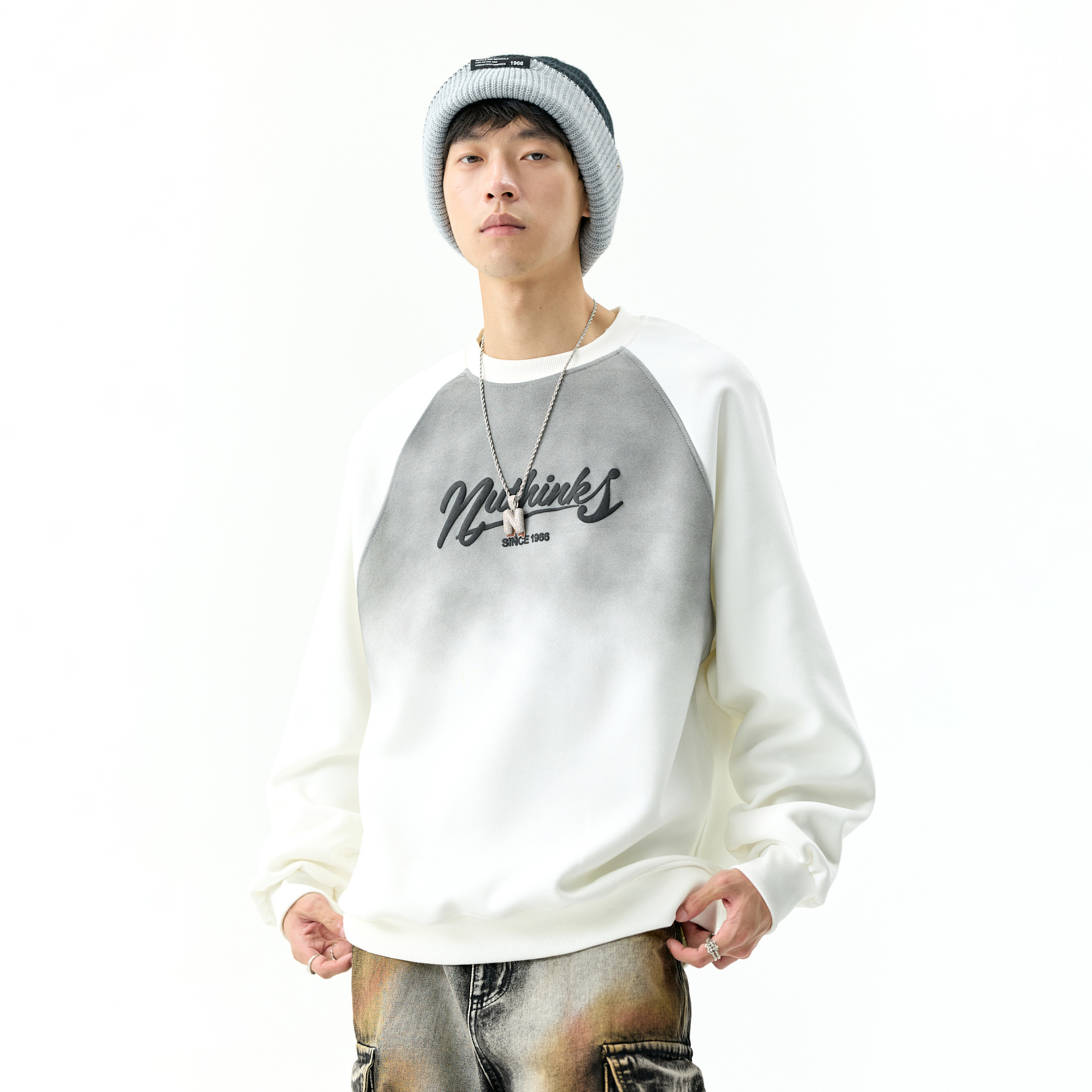 Urban Cotton Oversized Baseball Hoodie