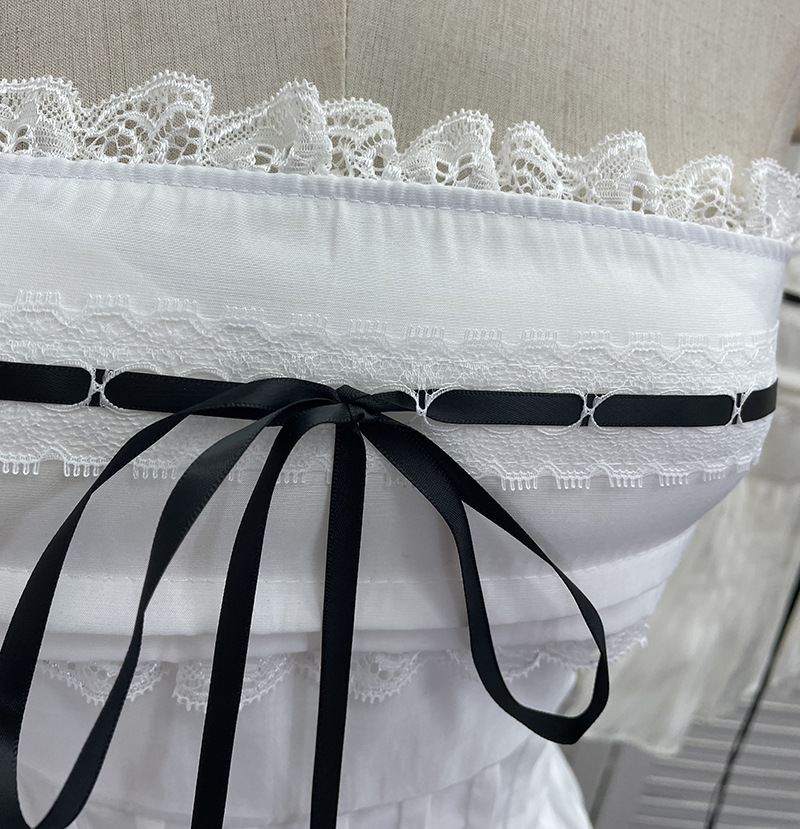 Lace Lace Strap Short Tank Top Strap