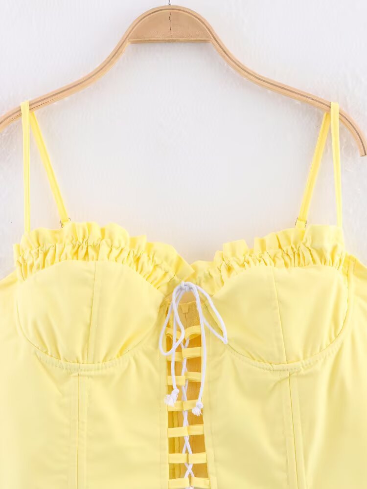 Bare Shoulder Neckband Camisole