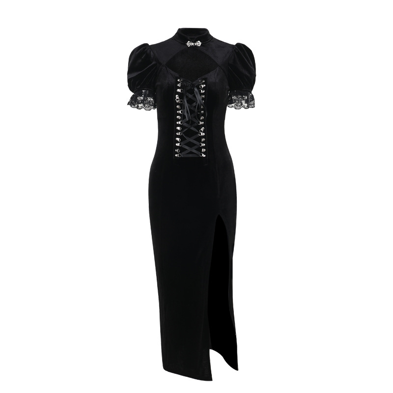Stand Collar Bodycon Streetwear Dress