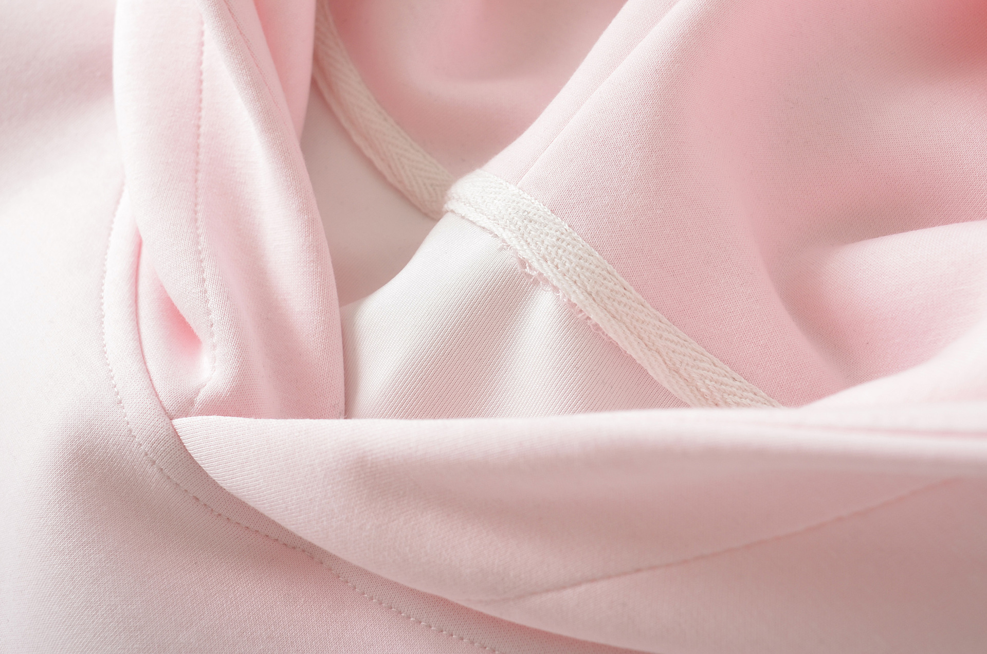Ladies Active Plain Oversized Hood Sweatshirt