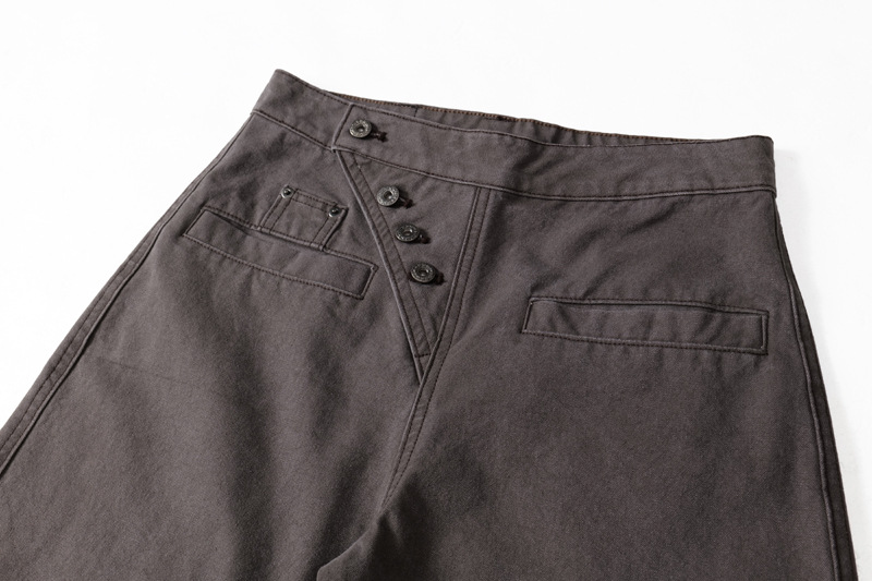 Original Streetwear Brand Design Vintage Button Decoration High-Street Cool Loose Casual Knife Pants Jeans Long Pants