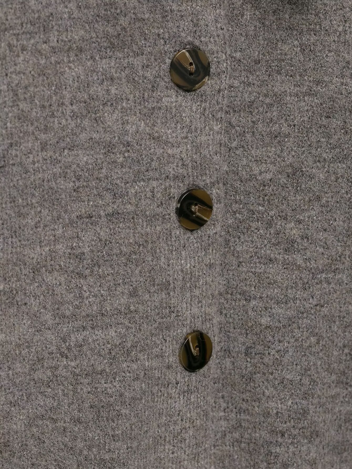 Stole Trim Knit Jacket