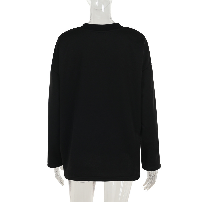Woman's Oversized Polyester Hoodie