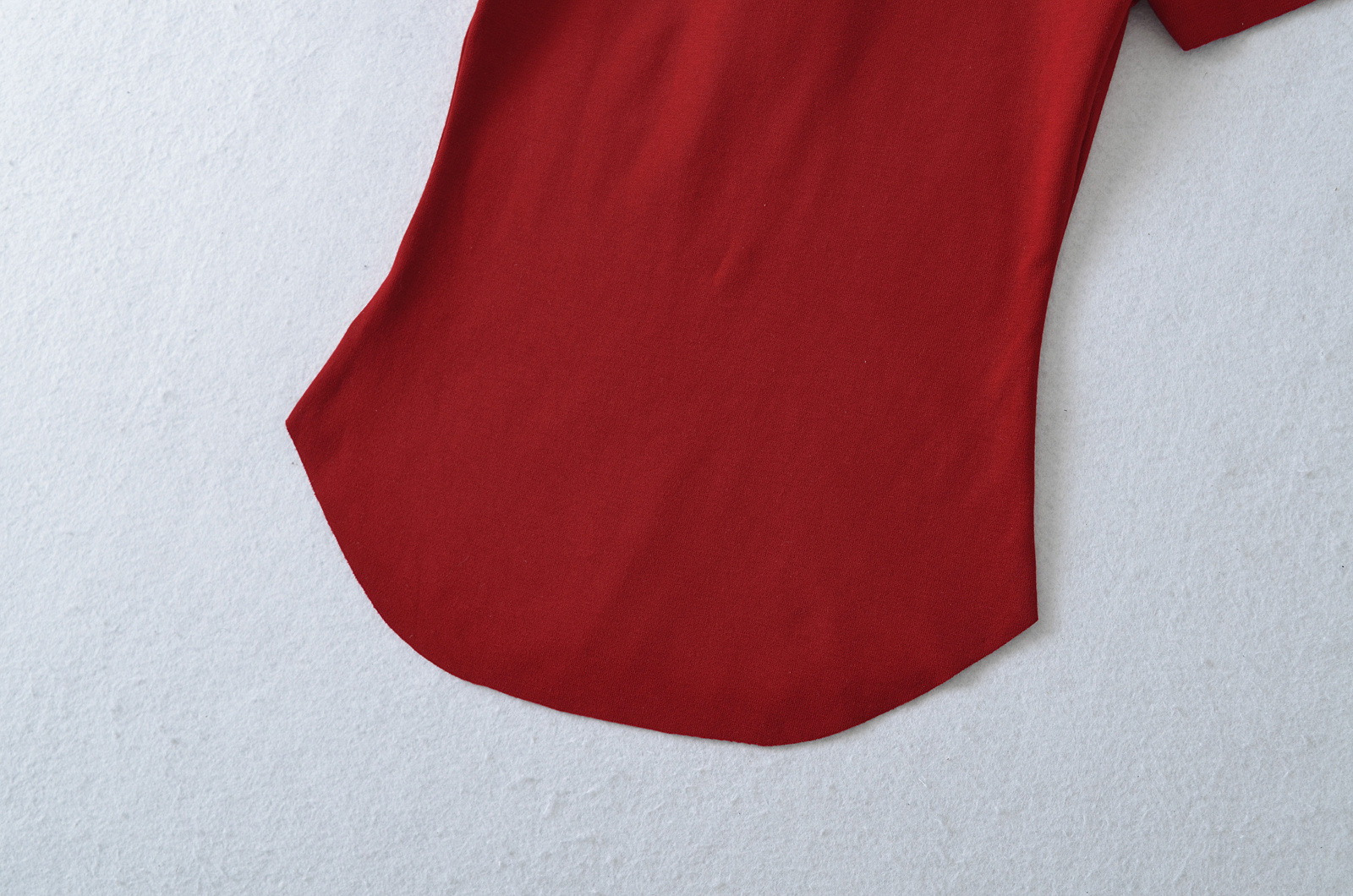 Sexy V-neck Curved Hem Short Sleeve Casual T-shirt